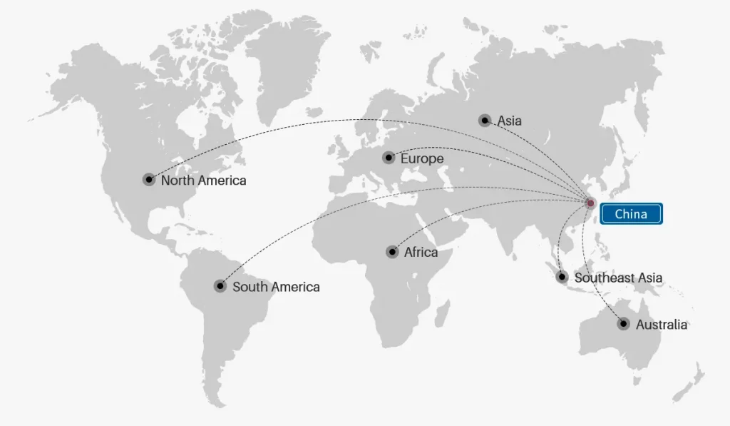 ASEN MARKET MAP with ASEN Nonwoven Machine