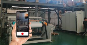 live broadcasting with ASEN Nonwoven Machine
