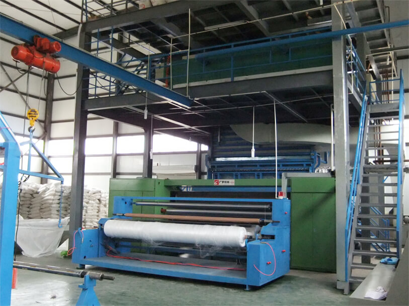 ASEN spunbond nonwoven machine02 with ASEN Nonwoven Machine