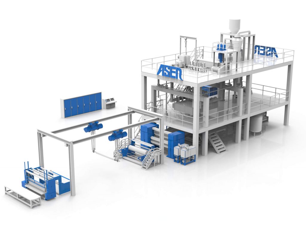 asen pet non woven machine