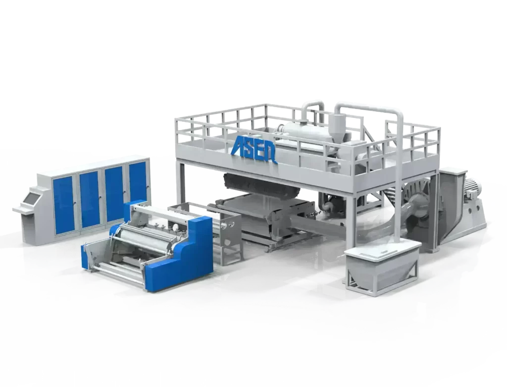 ASEN meltblown nonwoven machine1 with ASEN Nonwoven Machine