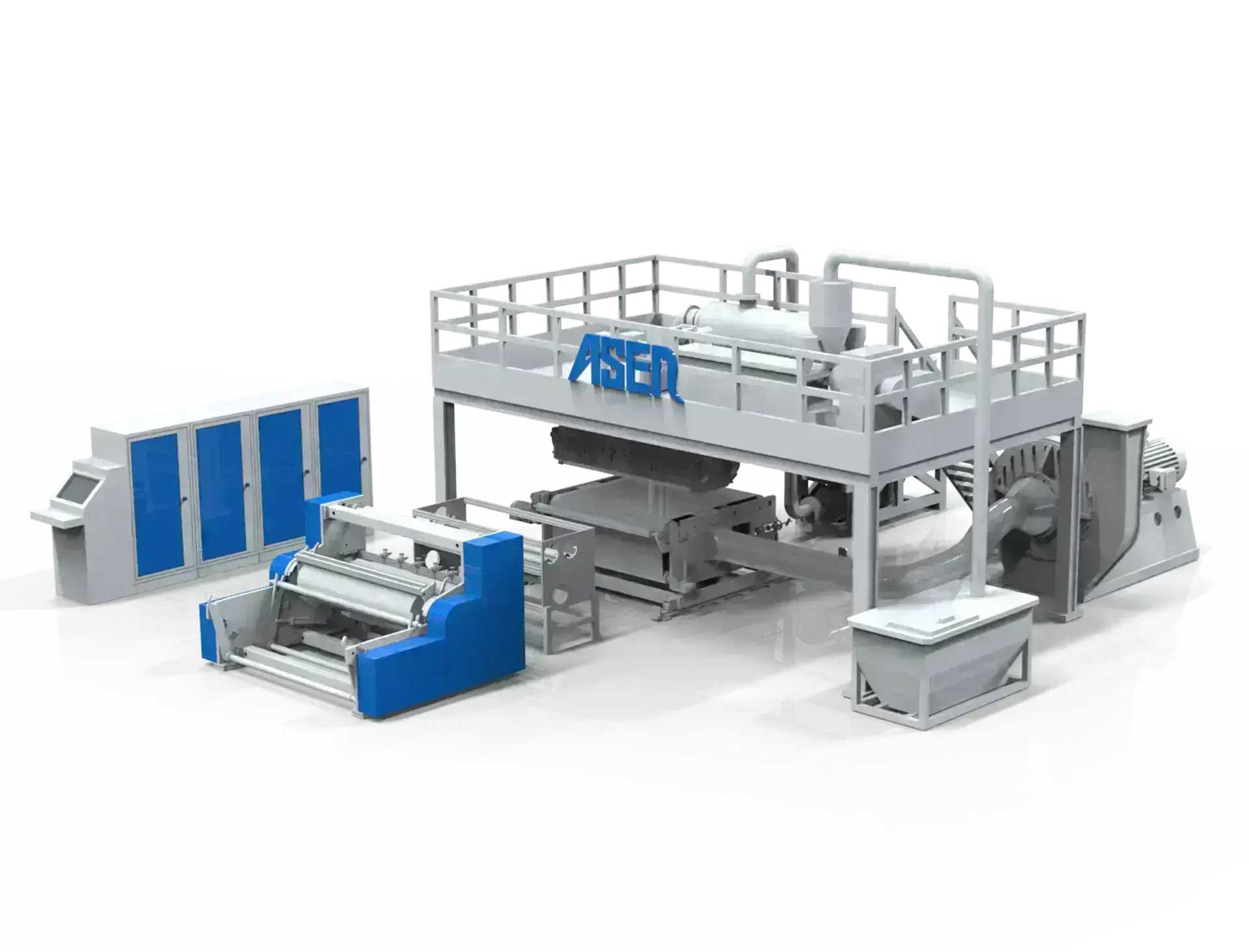 ASEN meltblown nonwoven machine1 with ASEN Nonwoven Machine