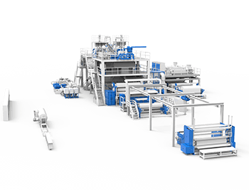 ASEN ssmms composite nonwoven machine 1 with ASEN Nonwoven Machine