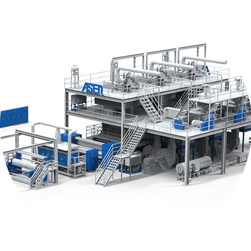 ASEN Spunbond Nonwoven Machine with ASEN Nonwoven Machine