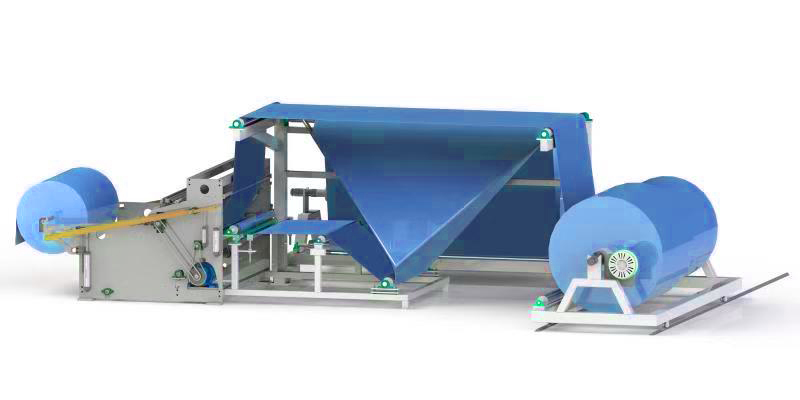 Fabric Folding Machine1 with ASEN Nonwoven Machine